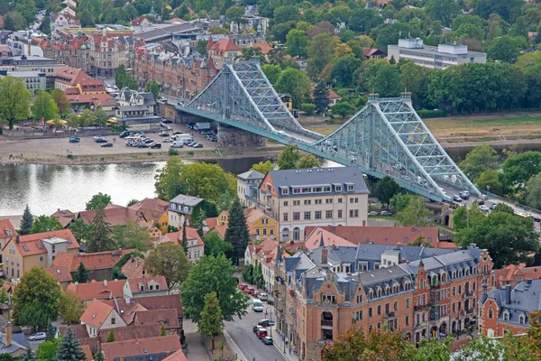 Dresden Germany August Aerial View Dresden Germnay August 2018 View — Stock Photo, Image