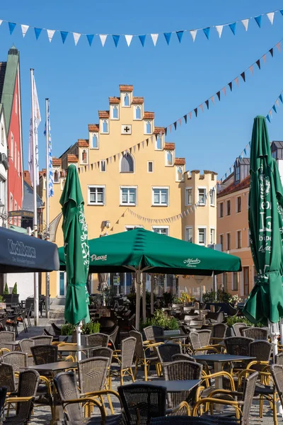 Abensberg Německo Září Historické Staré Město Kolem Tržiště Abensberg Německo — Stock fotografie