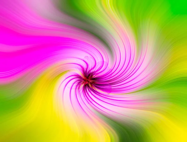 Colorido Abstrato Twirl Efeito Fundo Com Flor — Fotografia de Stock