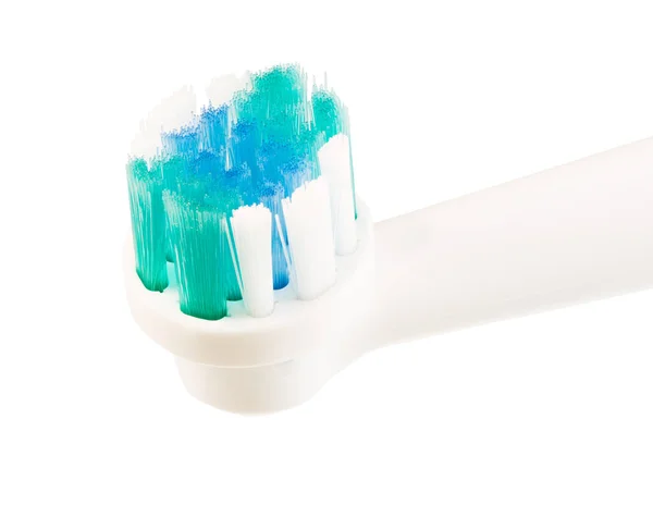 Elektrisk Tandborste Huvud Isolerad Vit — Stockfoto