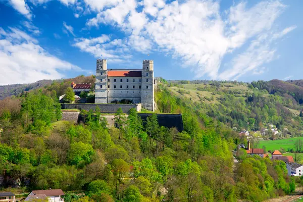 Μεσαιωνικό κάστρο του Άικσταετ στο Altmuehltal — Φωτογραφία Αρχείου