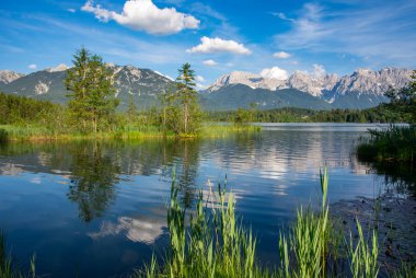 Lake Barmsee, Karwendel'de Dağları