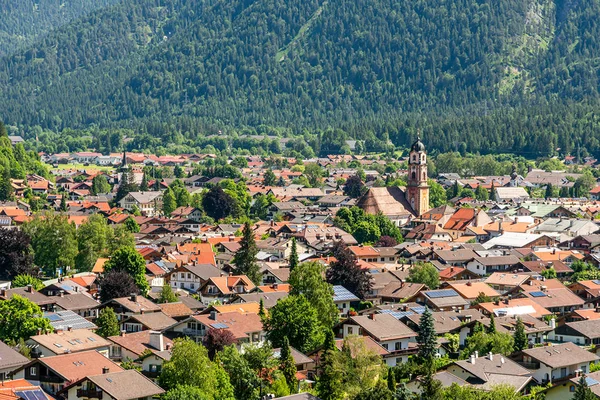 Village of Mittenwald in Bavaria — Stock Photo, Image