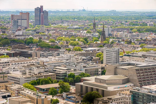 Aerial view of the cityscape of Cologne Royalty Free Stock Images