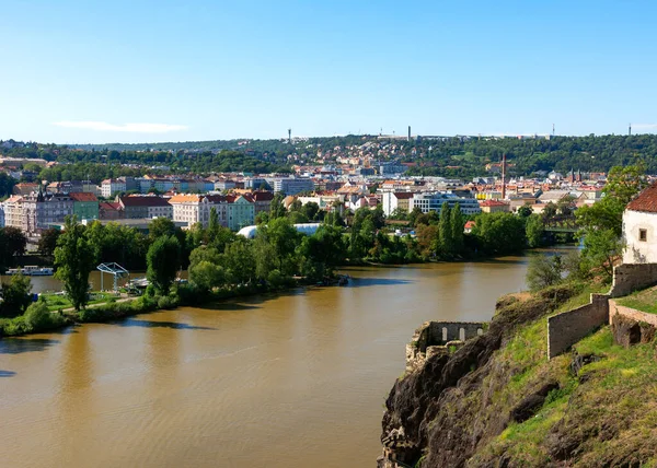 Ther river Vltava river in Prague — ストック写真