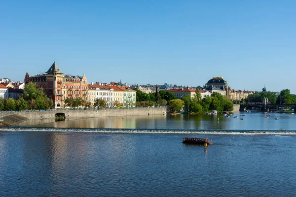 Río Moldava en Praga —  Fotos de Stock