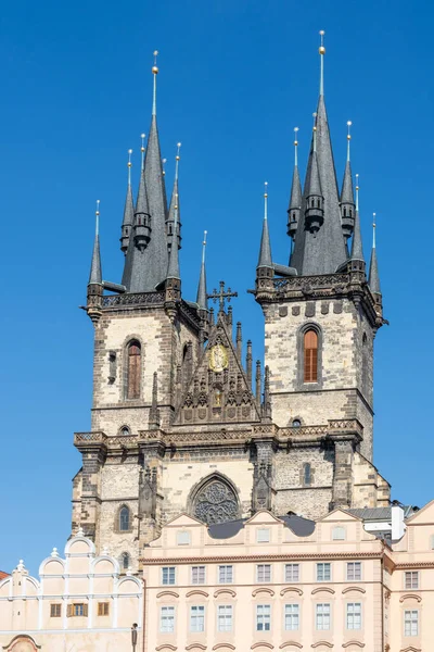 Kościół Matki Bożej przed Tynem w Pradze — Zdjęcie stockowe