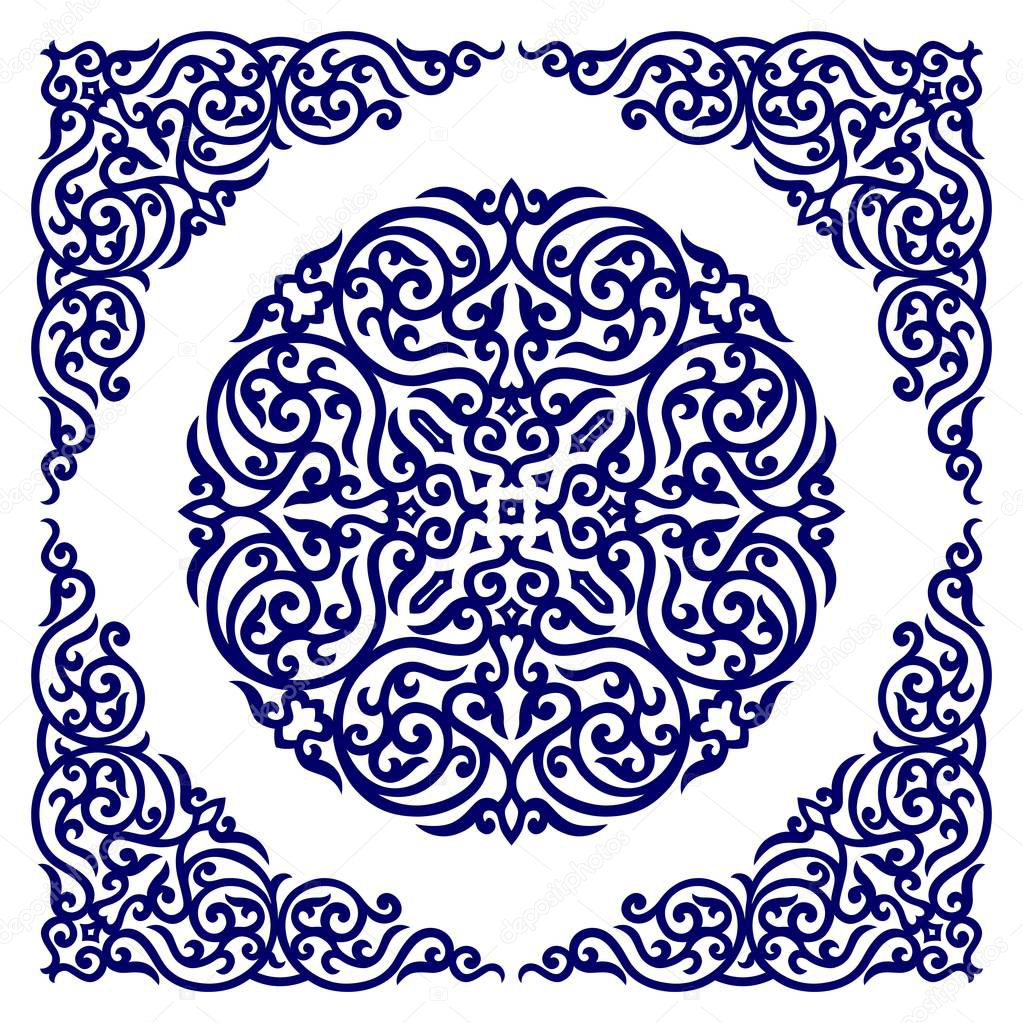 Tile with oriental ornament 2