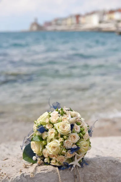 Bouquet Désherbage Sur Une Plage Désherbage Plage — Photo