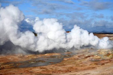 İzlanda 'da jeotermal alan