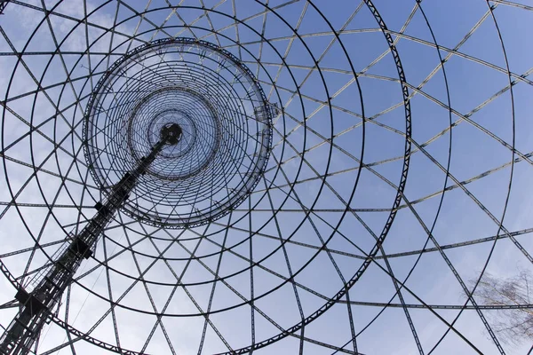 Openwork metal design of the Shukhovsky tower. — Stock Photo, Image