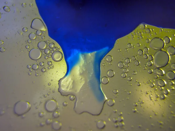 Chemische Experimente Mit Farben — Stockfoto