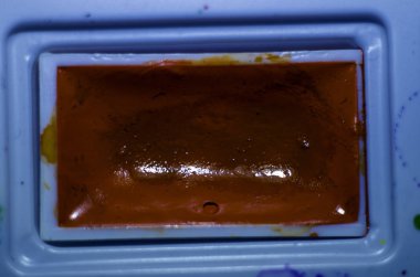 pürüzlü yüzeyi çok renkli boya