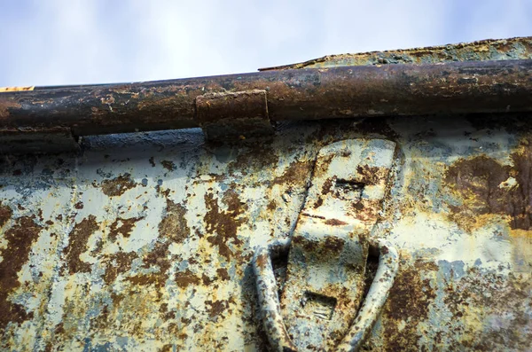 Mehrfarbige Farbe Auf Unebener Oberfläche — Stockfoto