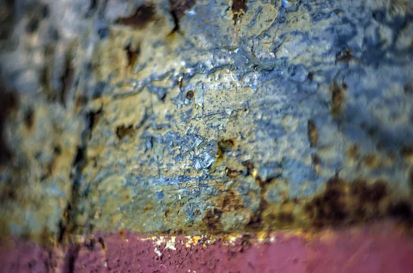 Multi Colored Paint Uneven Surface — Stock Photo, Image