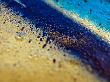 pürüzlü yüzeyi çok renkli boya