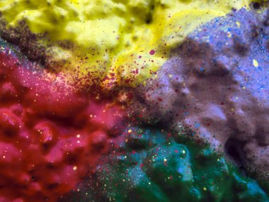 pürüzlü yüzeyi çok renkli boya