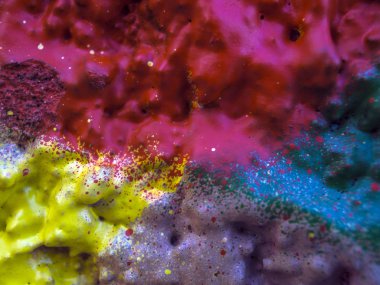 pürüzlü yüzeyi çok renkli boya