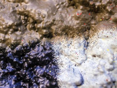 pürüzlü yüzeyi çok renkli boya