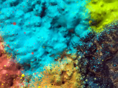 pürüzlü yüzeyi çok renkli boya