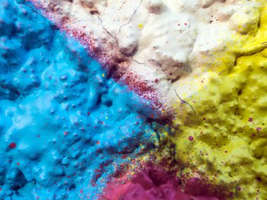 pürüzlü yüzeyi çok renkli boya