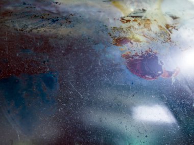 pürüzlü yüzeyi çok renkli boya