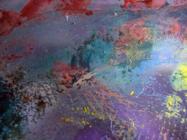 pürüzlü yüzeyi çok renkli boya