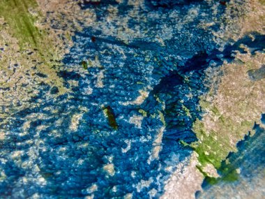 pürüzlü yüzeyi çok renkli boya