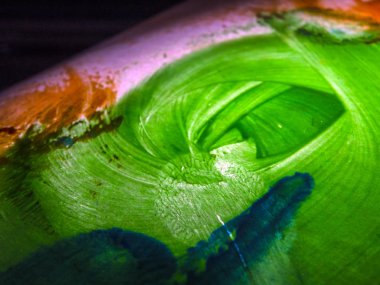 pürüzlü yüzeyi çok renkli boya