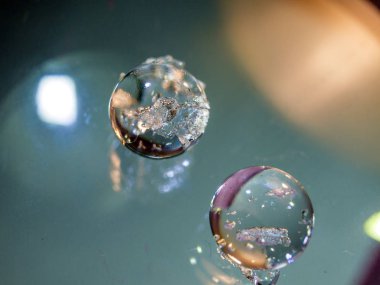 Gliserin ve su ile deneyler