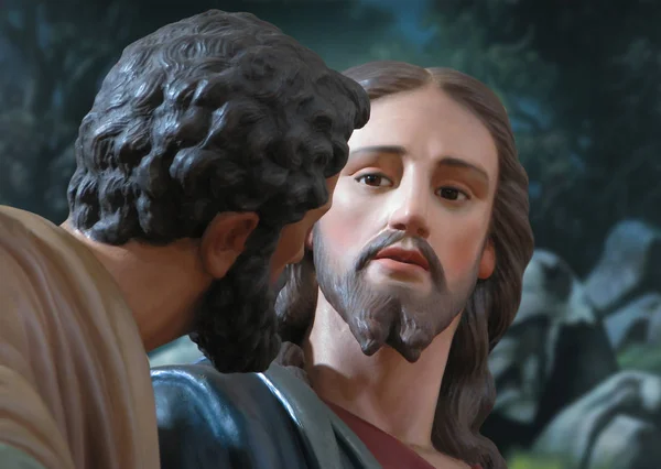 Betrayal Jesus Judas — Stock Photo, Image