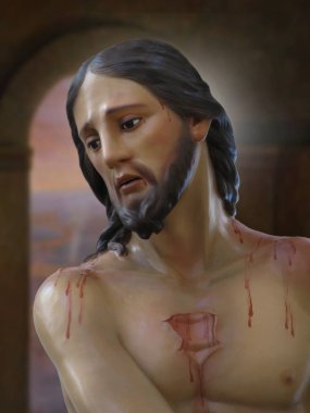 de geseling op de pijlerat ayağı scourging