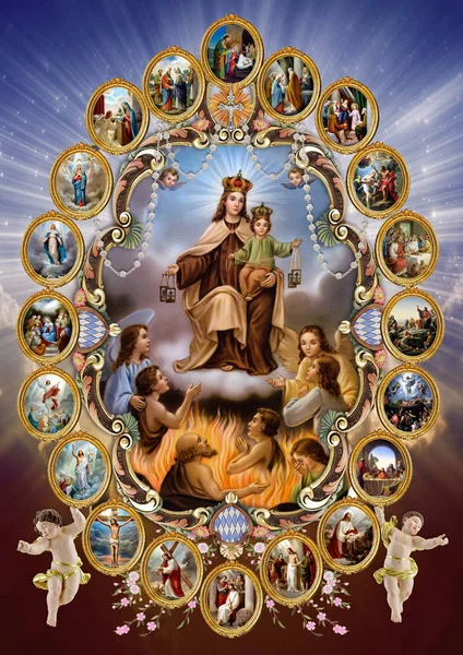 Our Lady Mount Carmel — Stock Photo, Image