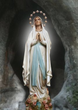 Our Lady of Lourdes clipart