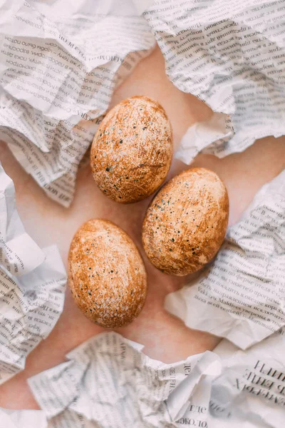 Easter Eggs Table — Stock Photo, Image