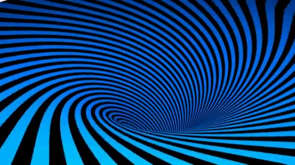 Mavi Siyah Spiralli Bir Arkaplan Görüntüleme — Stok video