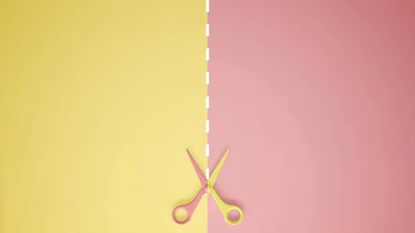 파스텔 노란색과 컬러와 배경에 템플릿 아이디어 — 스톡 사진