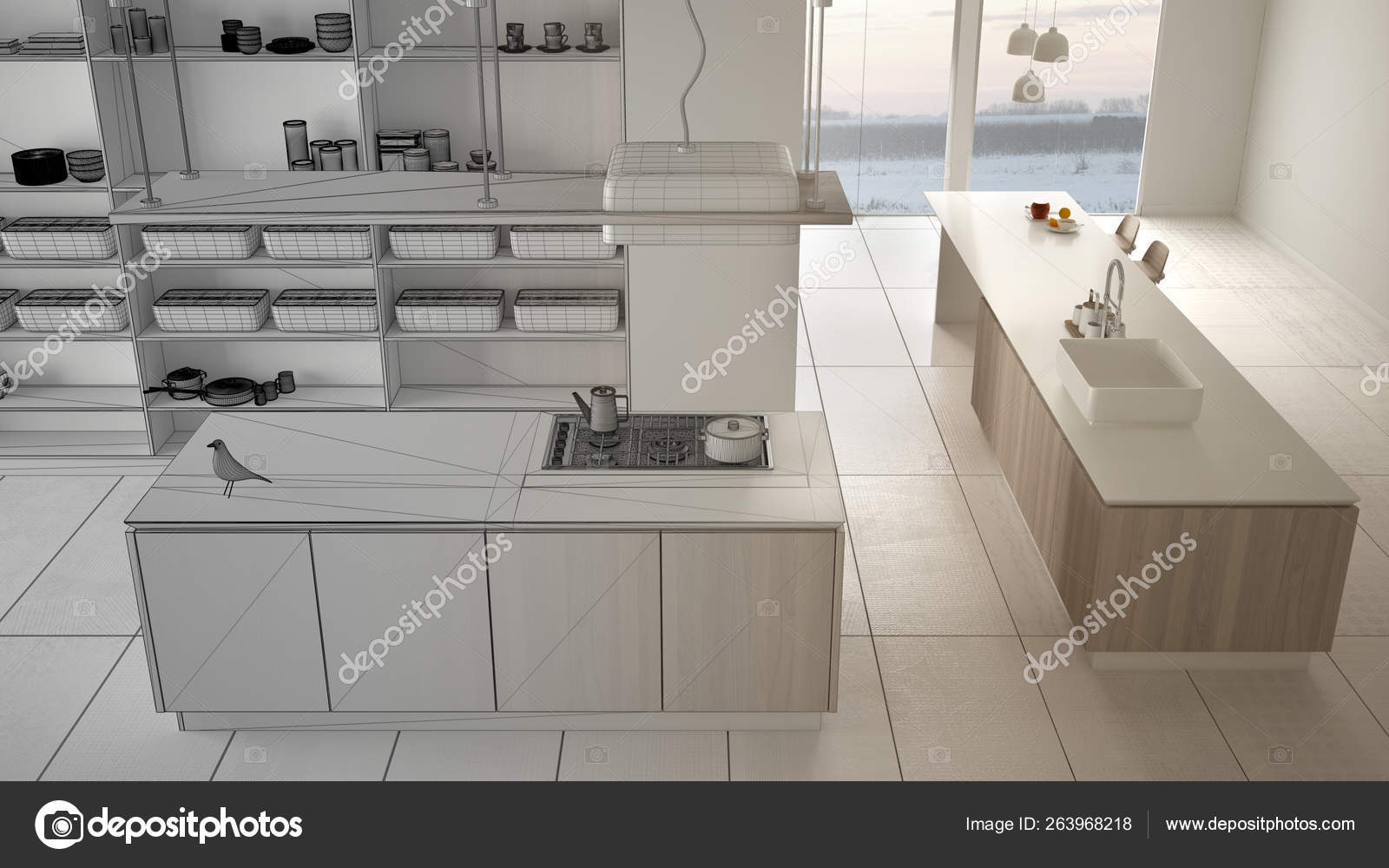 Blur Background Interior Design Minimalist Luxury Expensive