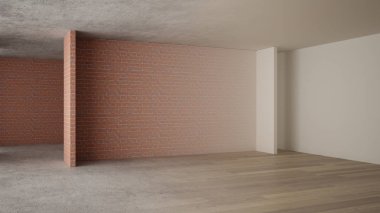 İç tasarım yenileme, önce ve sonra tamir ve duvar resmi, parke döşeme, geliştirme adımlardan, ev yenileme kavram fikir arka plan kopya alanı ile