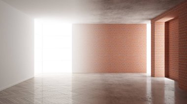 İç tasarım yenileme, öncesi ve sonrası, onarım ve duvar boyama, ringa kemiği parke döşeme, geliştirme adımları, kopya alanı ile ev yenileme kavramı fikir arka plan