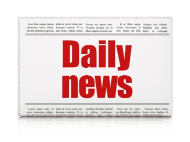 Haber kavramı: gazete başlığı güncel haber