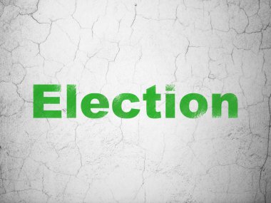 Siyasi konsept: Seçimler arka planda