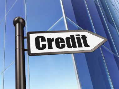 Bankacılık kavramı: kredi arka bina oturum