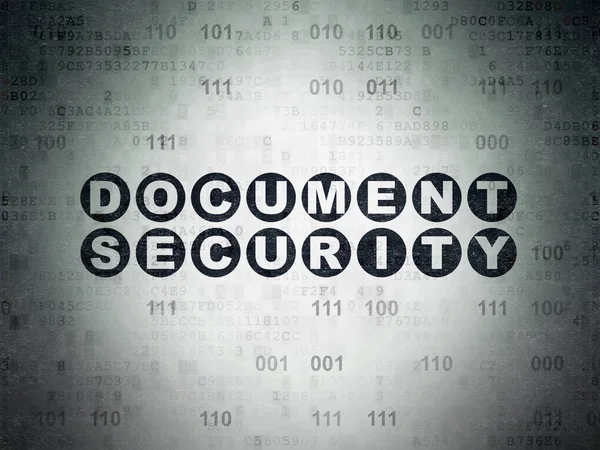 Концепция конфиденциальности: Безопасность документов на фоне цифровых документов — стоковое фото