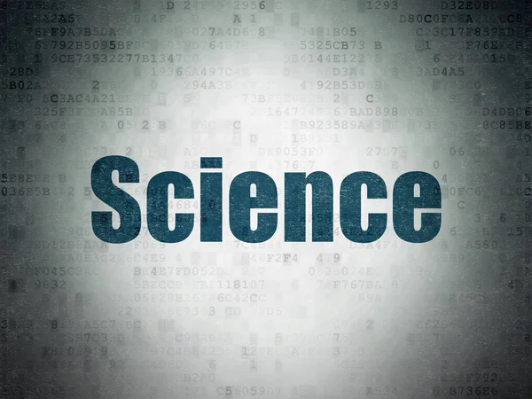 Wissenschaftskonzept: Wissenschaft auf digitalem Datenpapier — Stockfoto