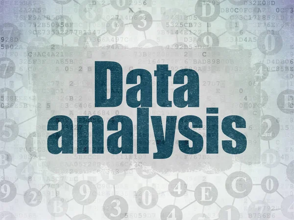 Information concept: Data Analysis on Digital Data Paper background — Stock Photo, Image