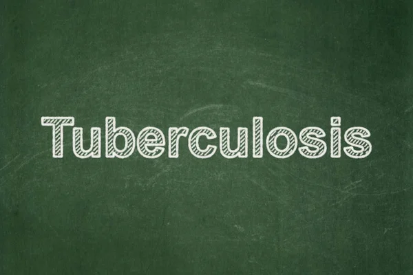 Conceito de saúde: Tuberculose em fundo de quadro — Fotografia de Stock