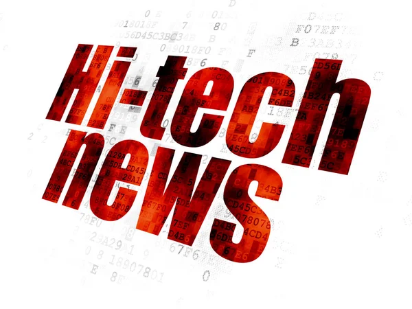 News concept: Hi-tech News on Digital background