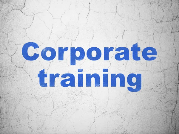 Learning concept: Corporate Training on wall background — Stock Photo, Image