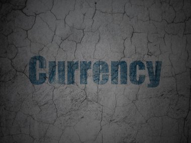Bankacılık kavramı: grunge duvar arka plan üzerinde para birimi